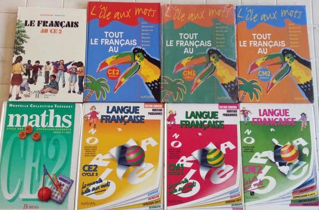 don manuels scolaire francais anglais maths